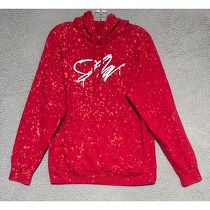 Jake Paul Hoodie Size Small Fleece lined Sweatshirt Red